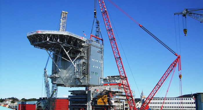 Gudrun offshore oil platform