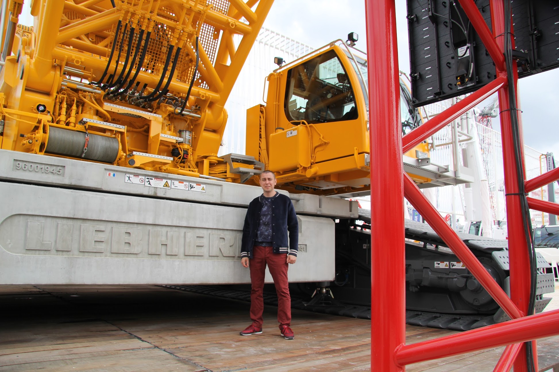Elian Ionescu, founder of Cranesy, at bauma 2016